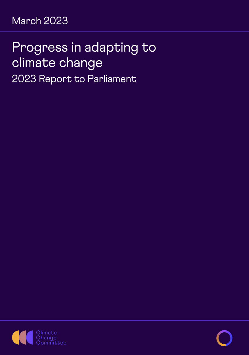 Progress in adapting to climate change - 2023 Report to Parliament